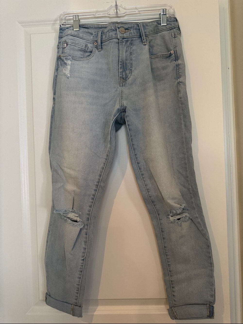 Dear John Light Blue Distressed Boyfriend Jeans